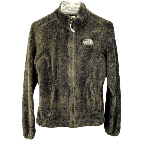 The North Face Osito Jacket size XS Womens Taupe Putty Brown Full Zip Warm - Picture 1 of 8